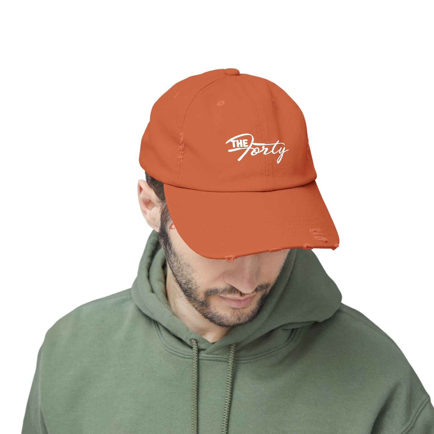 THE FORTY Distressed Cap