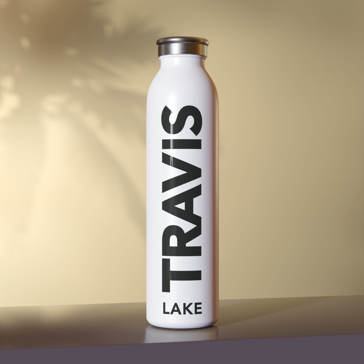 LAKE TRAVIS Slim Water Bottle