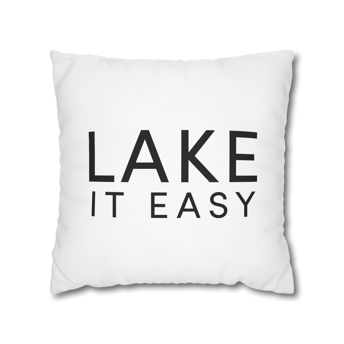 LAKE IT EASY Canvas Pillowcase
