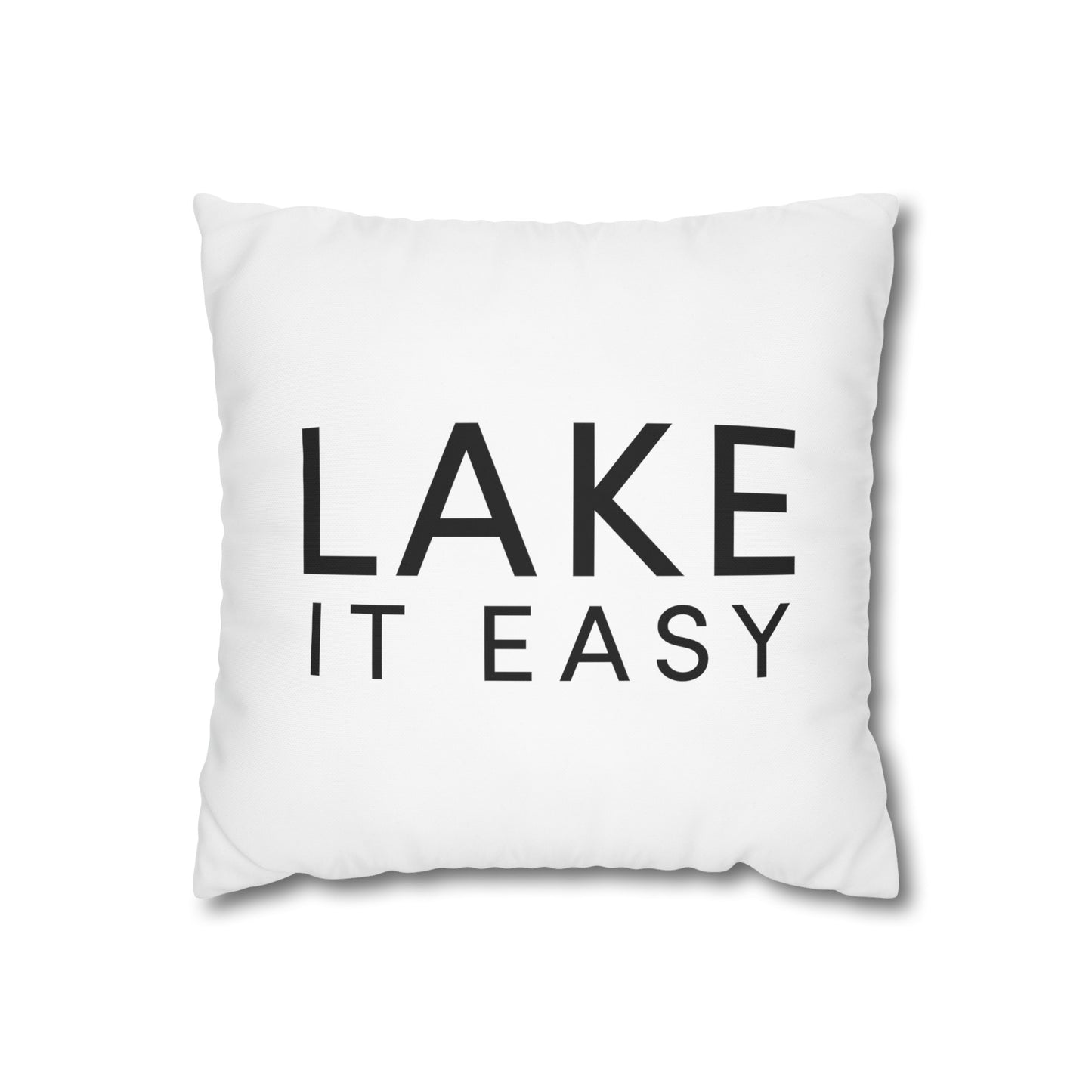 LAKE IT EASY Canvas Pillowcase