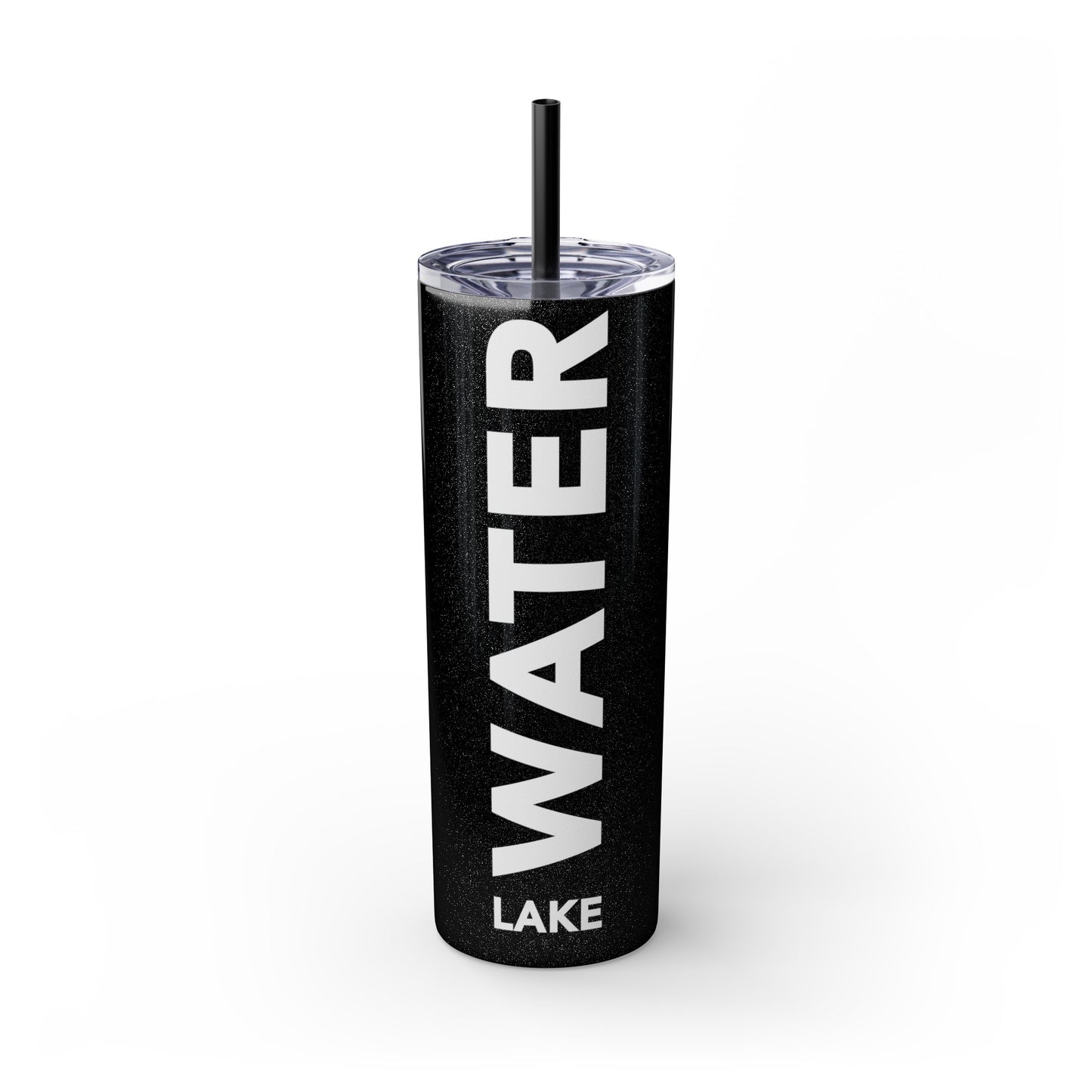 LAKE WATER Skinny Tumbler with Straw