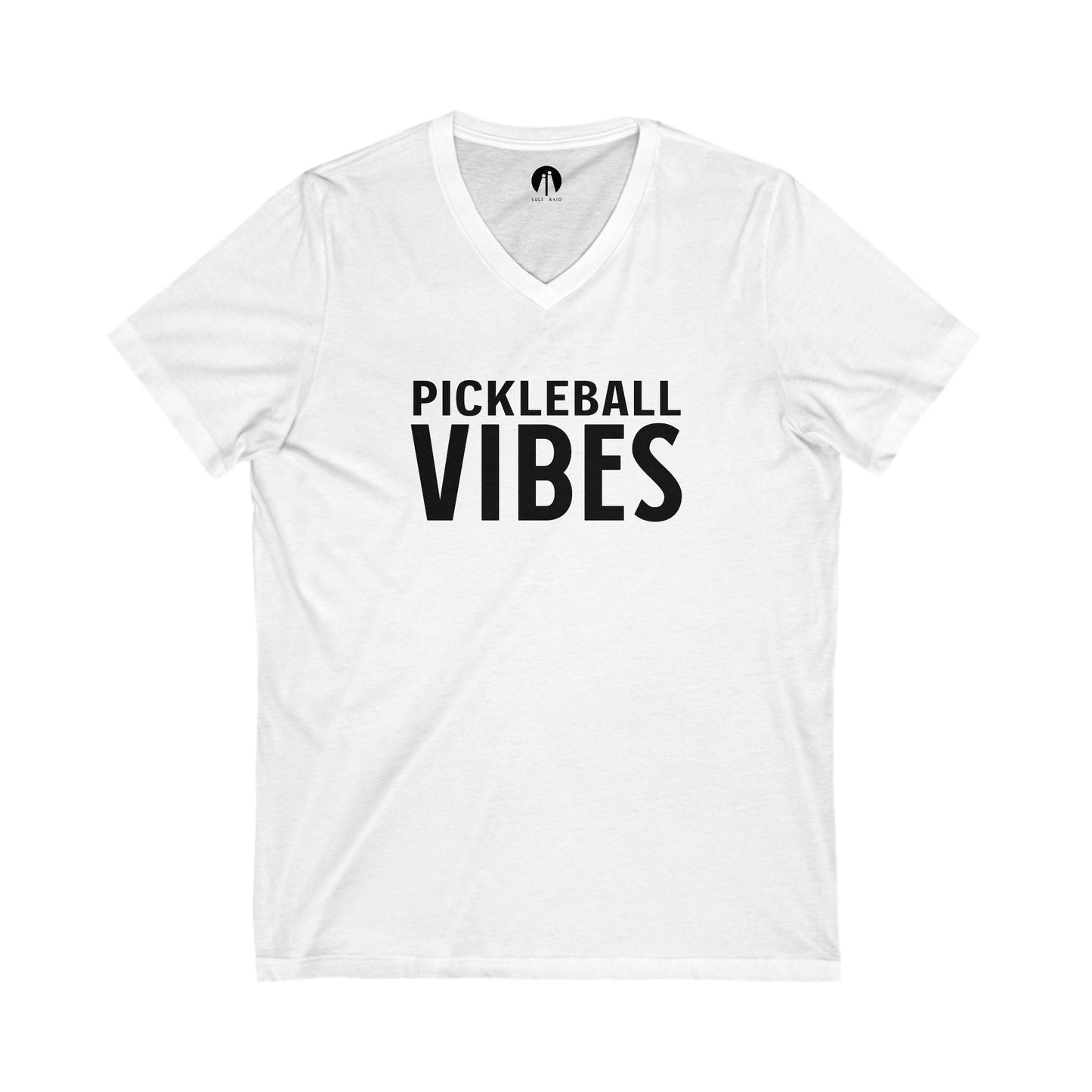 PICKLEBALL VIBES Adult Unisex V-Neck Tee