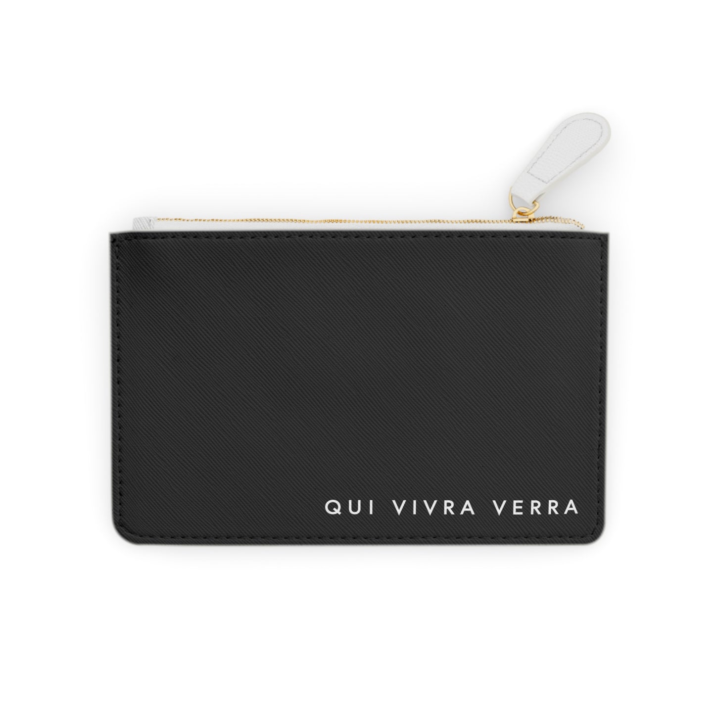 QUI VIVRA VERRA Mini Clutch