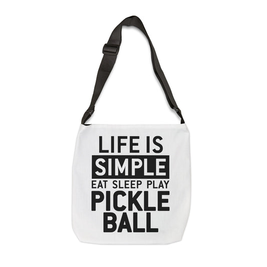 LIFE IS SIMPLE Adjustable Tote