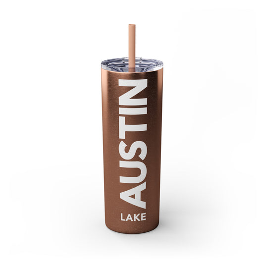 LAKE AUSTIN Maars Skinny Tumbler with Straw