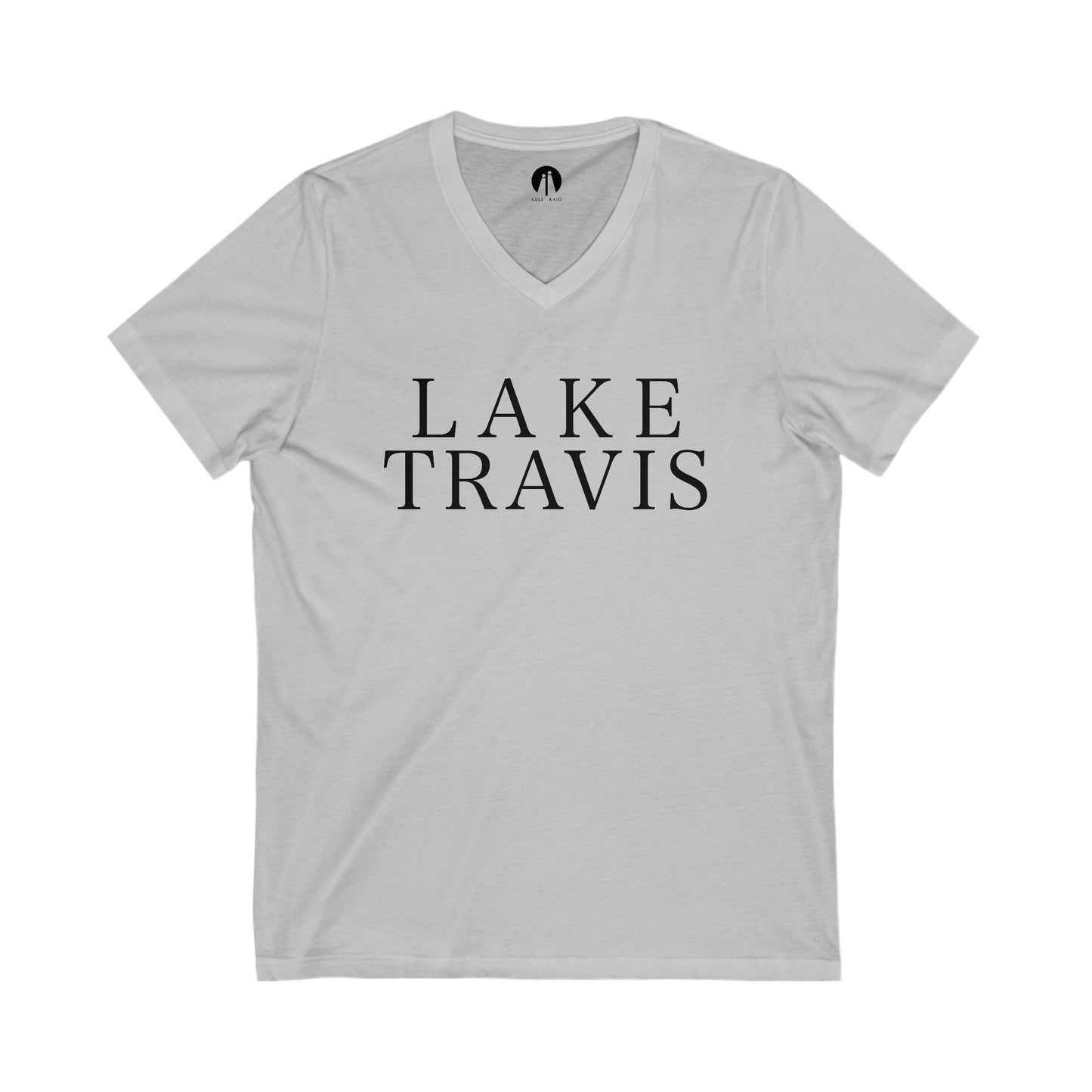 LAKE TRAVIS Adult Unisex V-Neck Tee