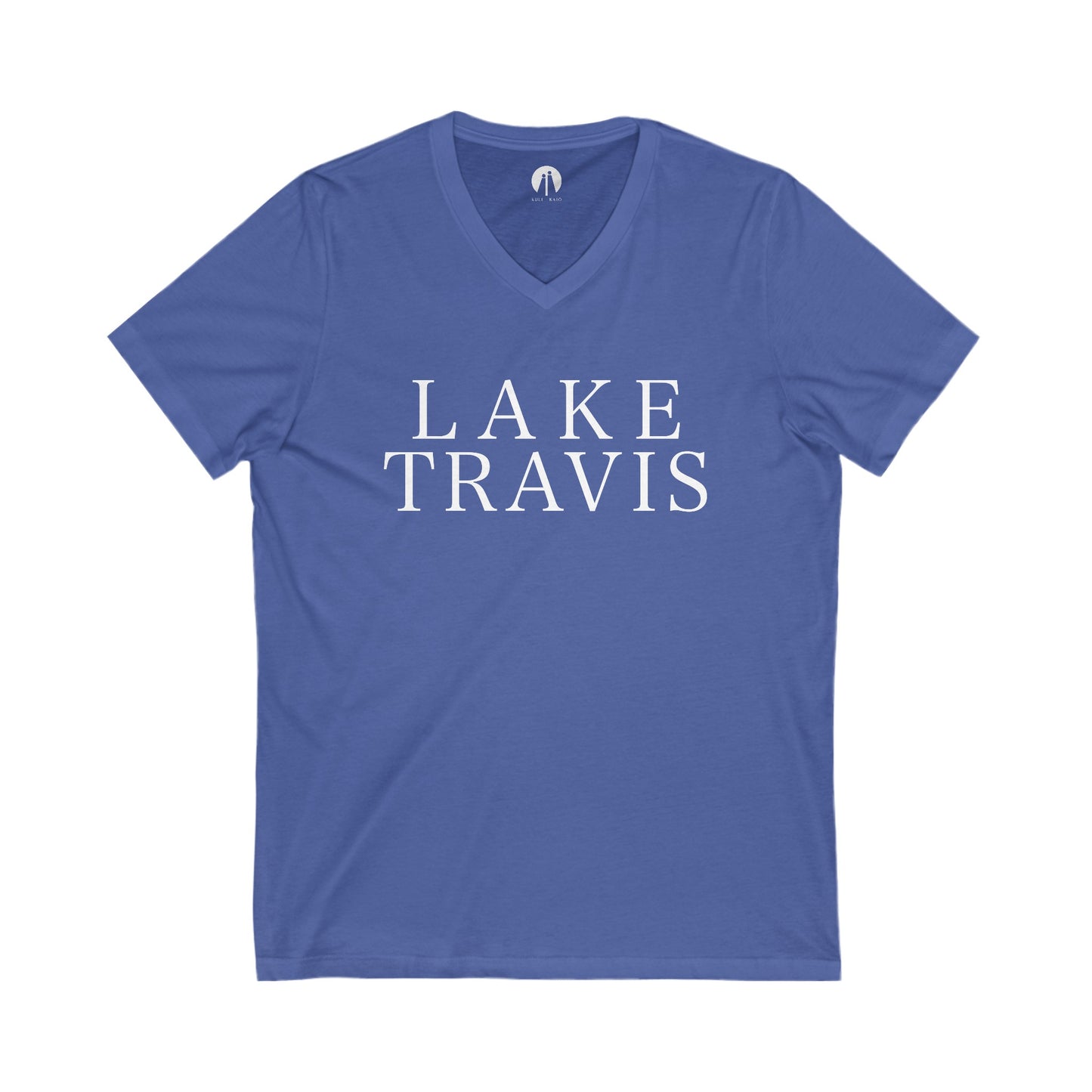 LAKE TRAVIS Adult Unisex V-Neck Tee