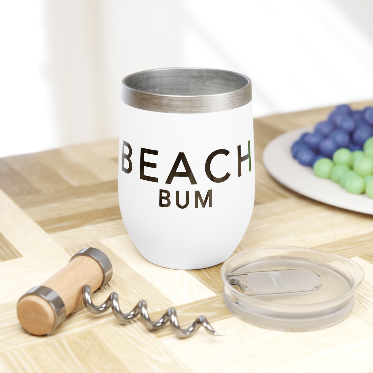 BEACH BUM Wine Tumbler