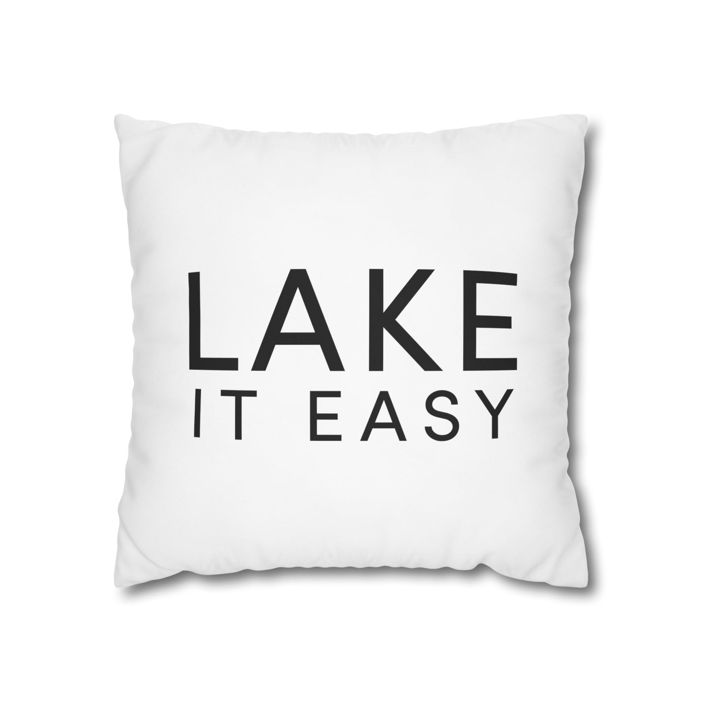 LAKE IT EASY Canvas Pillowcase