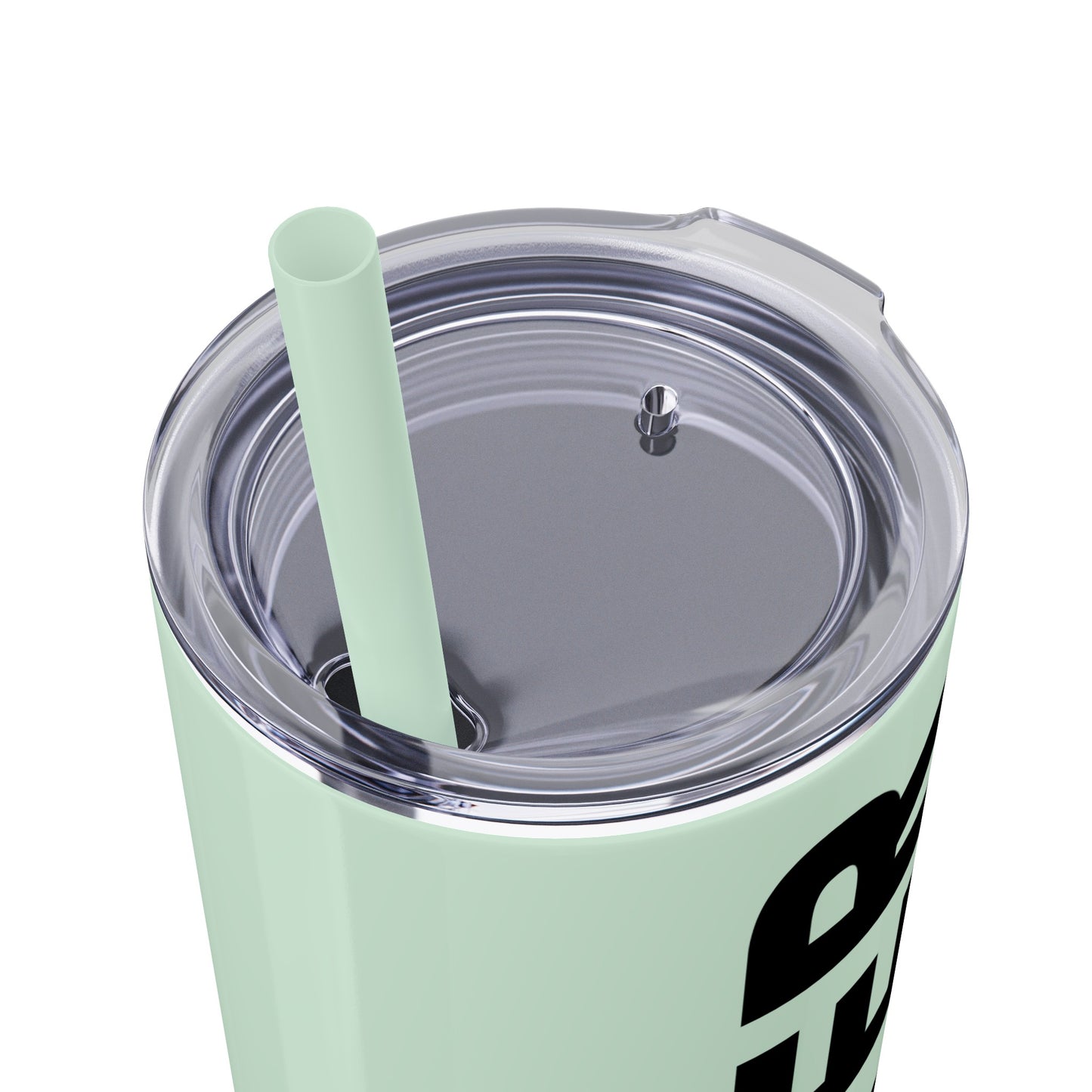 LAKE WATER Skinny Tumbler with Straw