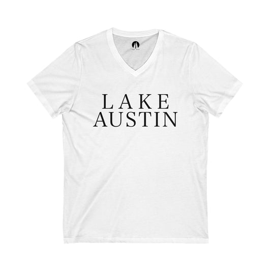 LAKE AUSTIN Adult Unisex V-Neck Tee