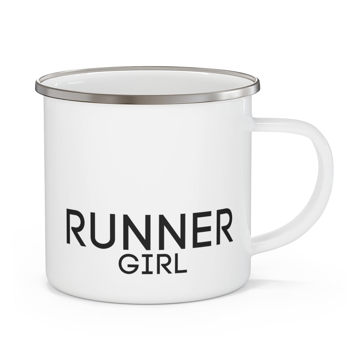 RUNNER GIRL Enamel Camp Mug