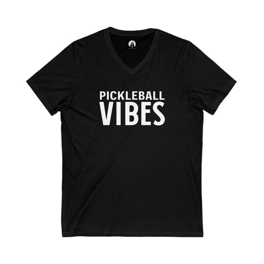 PICKLEBALL VIBES Adult Unisex V-Neck Tee