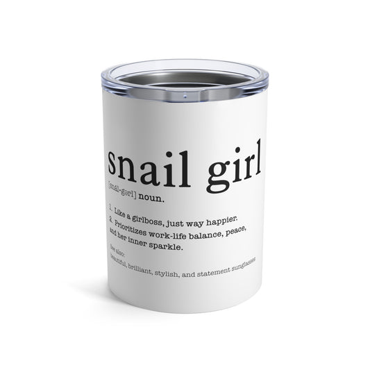 SNAIL GIRL Wine Tumbler