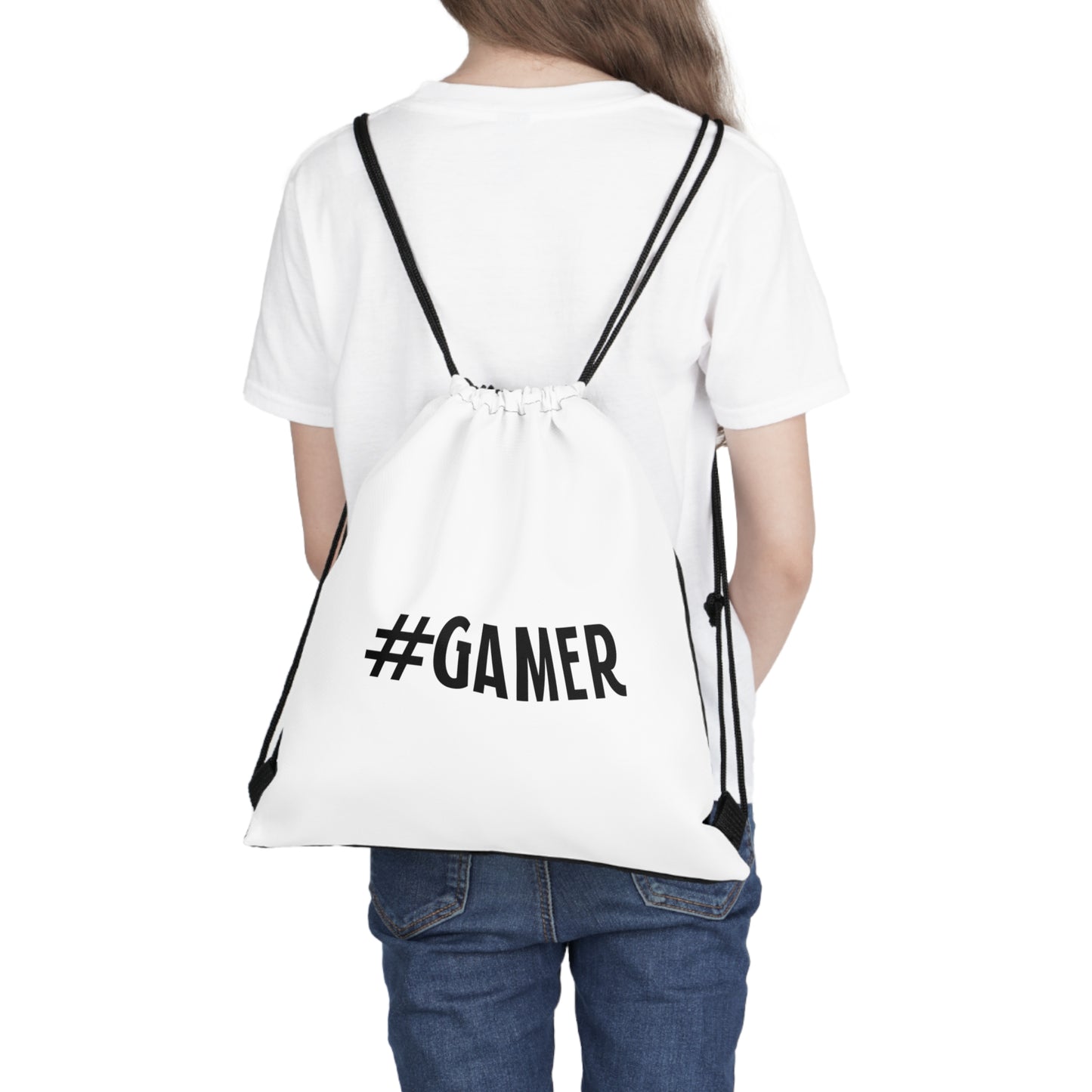 #GAMER Drawstring Bag